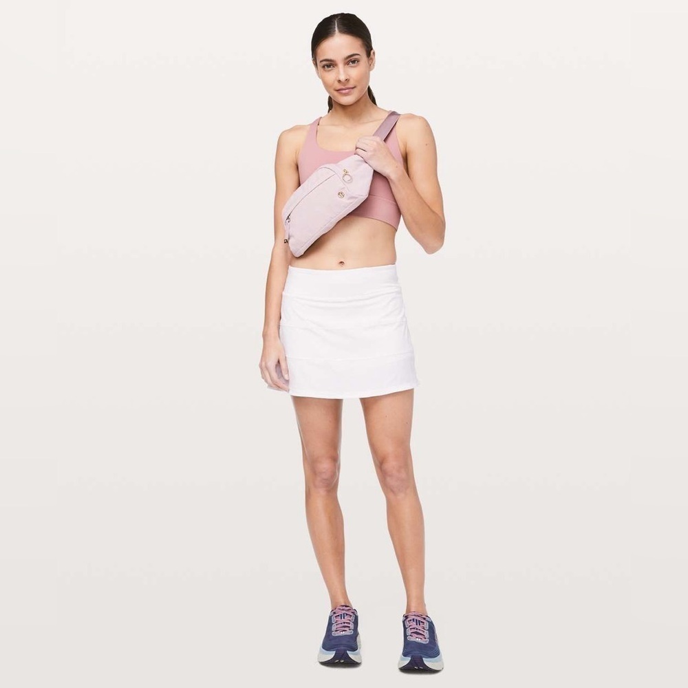 Lululemon Pace Rival Skirt Skort Tall 4-way Stretch 15"
White size 12